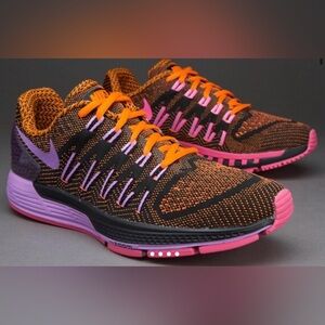 Nike Air Zoom Odyssey Sneakers Women’s 7.5 Orange Black Pink 749339